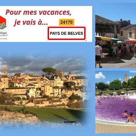 Au Lilas Rose Maison Entre Campagne Et Village Belves Bagian luar foto